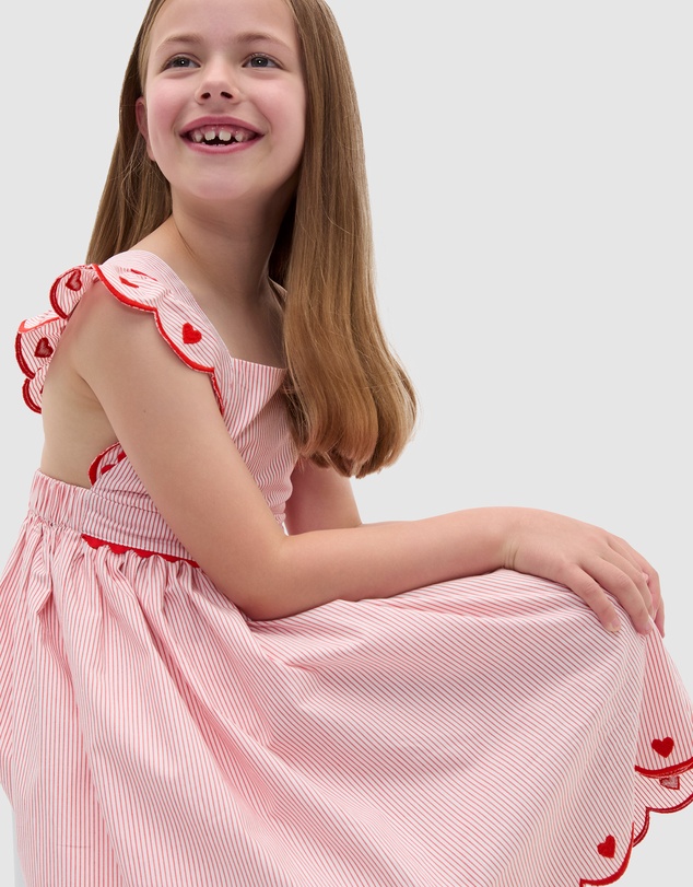 Seed Heritage - Scallop Stripe Dress