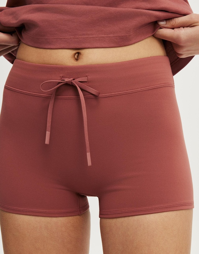 Cotton On Body Active - Ultra Soft Tie Front Micro Short