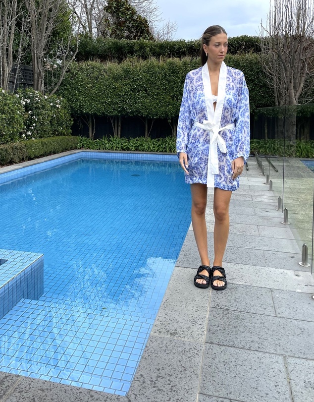SILK MAGNOLIA - Silk Kimono