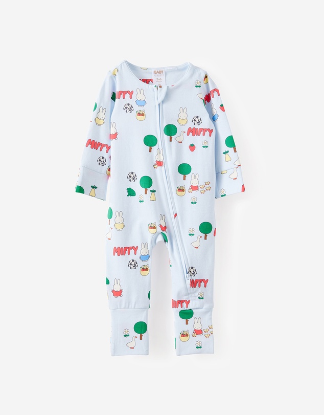 Cotton On Kids - Growie Long Sleeve Zip Romper - License