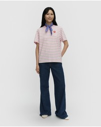 Marimekko - Tasaraita Unikko Kioski t-shirt