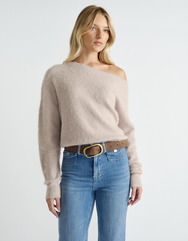 Decjuba - Abigail Tipped Shoulder Knit Jumper