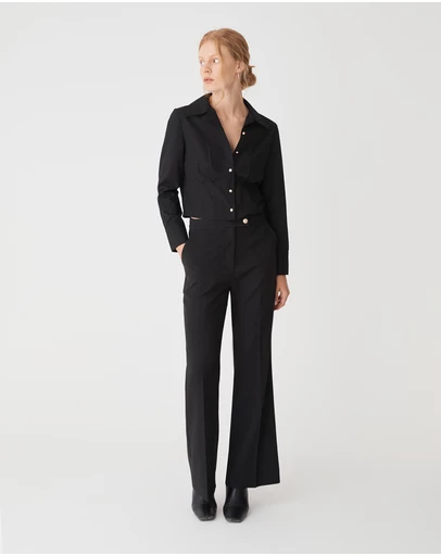 Forcast - Gabby Pleated Hem Shirt