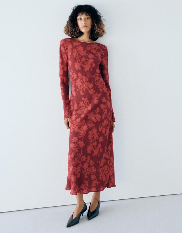 M.N.G - Long-Sleeved Floral Dress