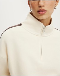 Cotton On - Quarter Zip Sweatshirt