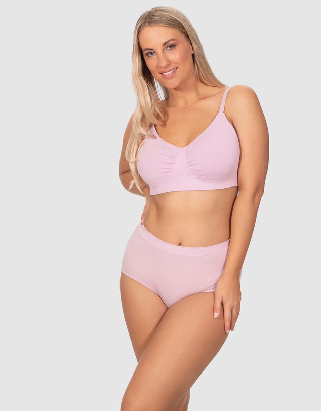B Free Intimate Apparel - Seamless Cotton Full Briefs - 3 Pack