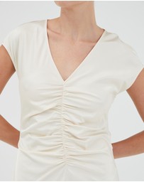 Third Form - Allure Gathered Tee Dress
