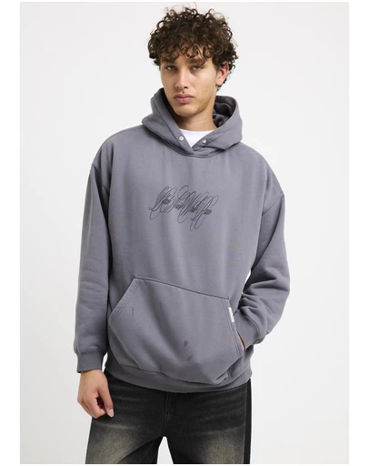 Black Noise White Rain - Charm Hoodie
