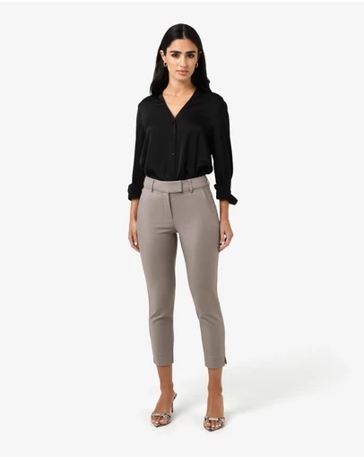 Forcast - Josie 2 Cropped Notch Pants