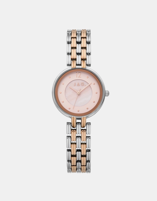 Jag - Iluka Womens Pink MOP Dial 30mm Two-Tone Watch