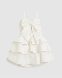 Bardot Junior - Tulip Lace Bow Dress - Kids-Teens