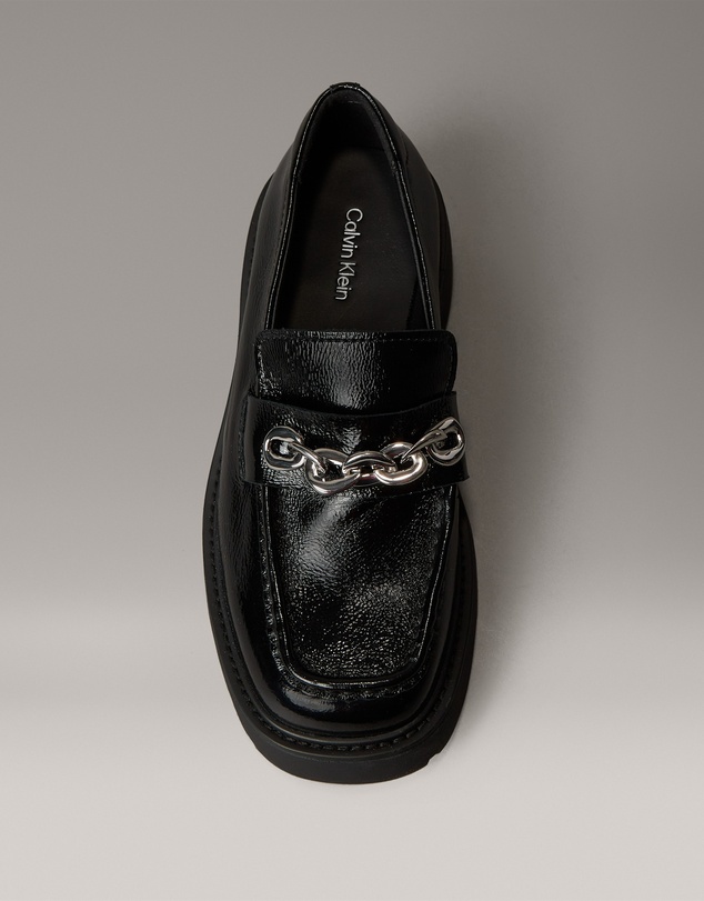 Calvin Klein - Leather Chunky Apron Toe Loafers