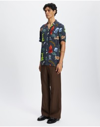 Scotch & Soda - Regular Fit SS AOP Viscose Shirt