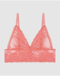 Passionata - Nina Unpadded Triangle Cup Longline Lace Bralette