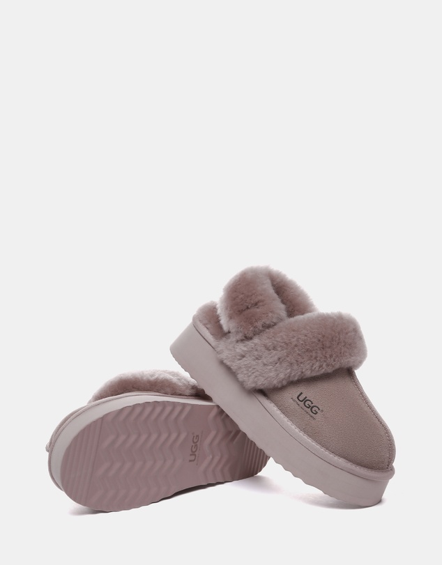 EVERAU - Australian Shepherd Ugg Musa Platform Cow Suede Upper House Shoes