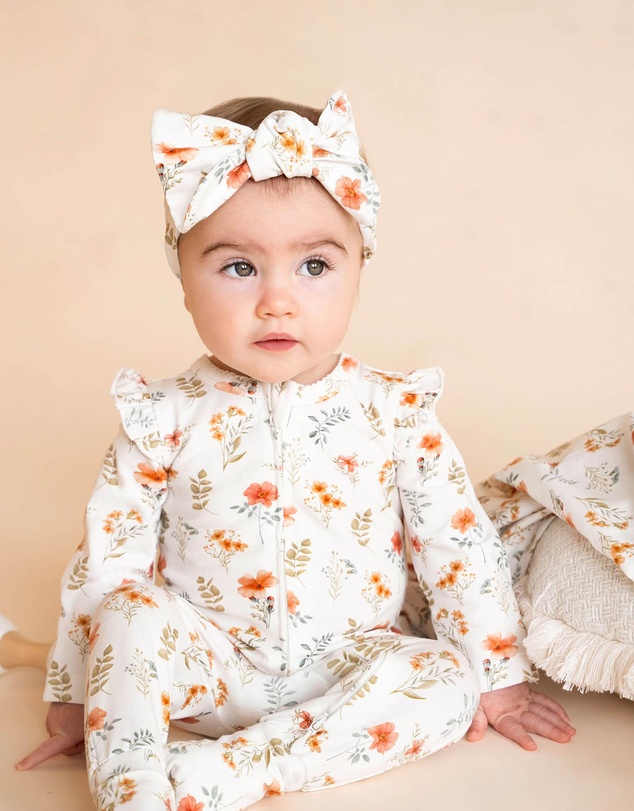 Bebe by Minihaha - Gemma Organic LS Zipsuit - Babies