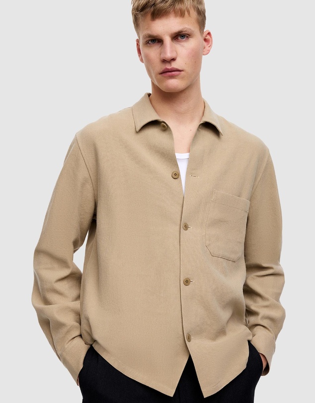 ARKET - Beck Tencel Linen Canvas Overshirt