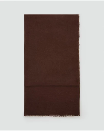 M.N.G - Frayed Edge Linen Scarf