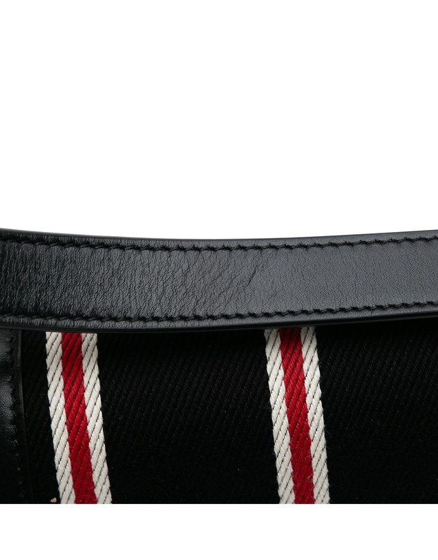 Pre-Loved by Azura Reborn - Pre-Loved Small Canvas Striped Solferino Satchel In Box