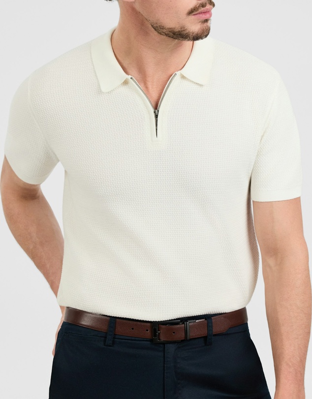 Tarocash - Omal Zip Knit Polo