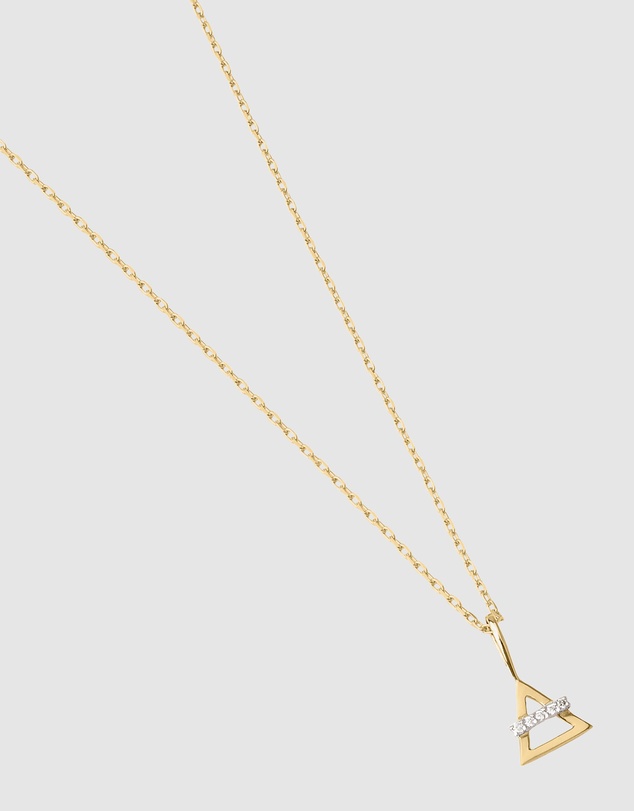 Luna Rae - Solid Gold -Air Element Necklace