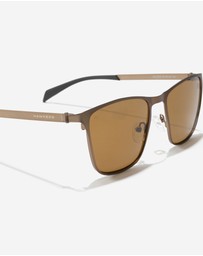 Hawkers Co - HAWKERS One Flex - Metallic Brown Coffee Sunglasses for Men and Women