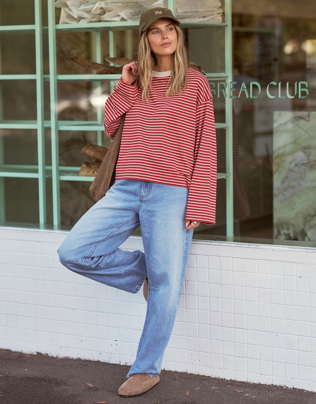 Ceres Life - Beau Long Sleeve Slouchy Tee