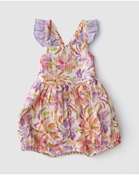 WITH LOVE FOR KIDS - Cotton Muslin Frill Playsuit - Babies