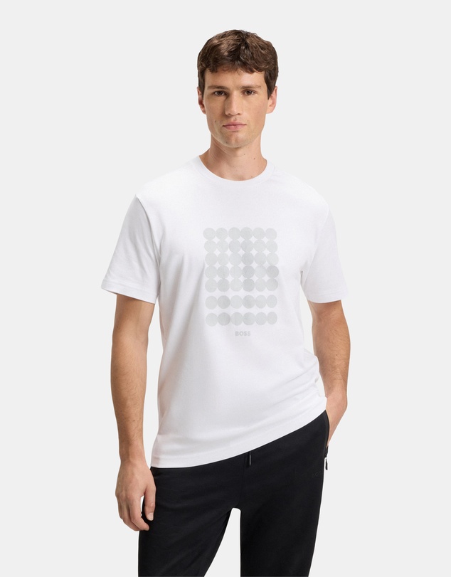 BOSS - Tee Print Striped T-Shirt