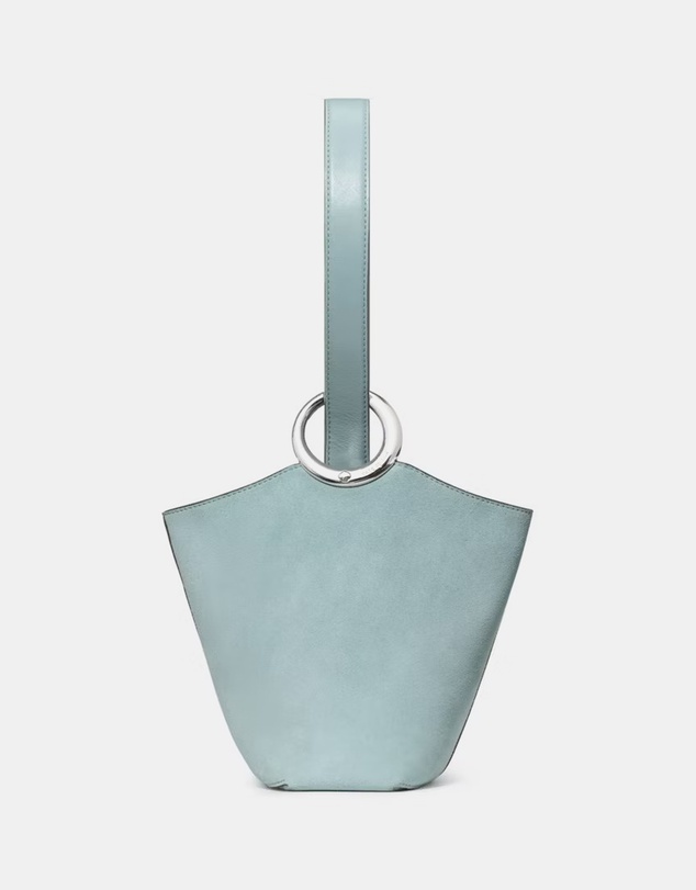 Kate Spade - Halo Fine Grain Leather And Suede Mini Bucket Bag