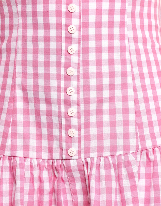 Petal & Pup - Sterling Mini Dress - Pink Check