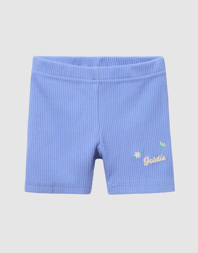 Goldie + Ace - Embroidered Bike Shorts - ICONIC EXCLUSIVE - Babies-Kids