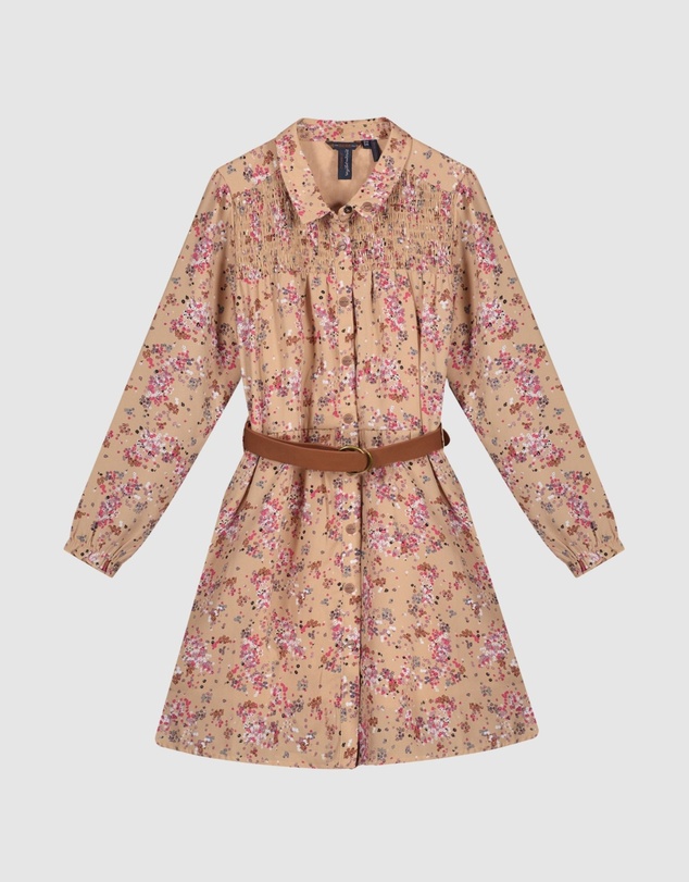 NONO - Milau Floral Dress with Belt - Kids-Teens