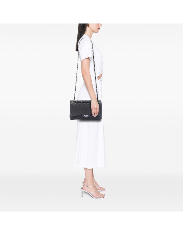 Pre-Loved by Azura Reborn - Pre-Loved Jumbo Classic Caviar Double Flap