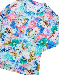 Bluesalt Beachwear - Glamour Animal Bikini and matching rash top SET - Teens