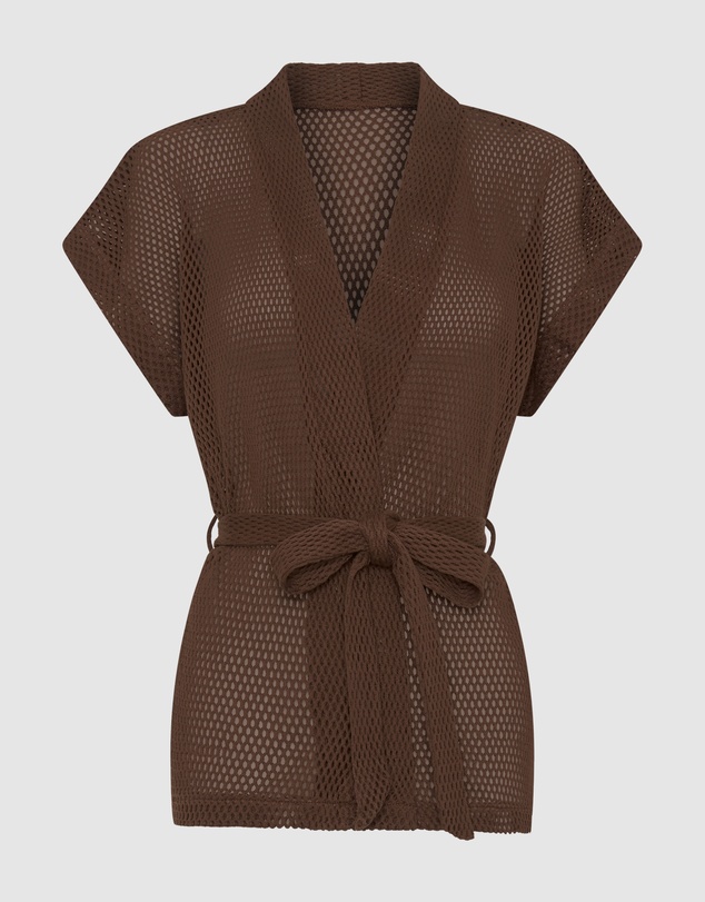 Arms Of Eve - Sardinia Wrap Top - Chocolate