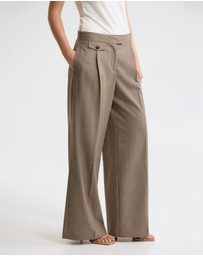 Oxford - Belle Houndstooth Wool Pant