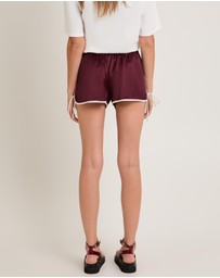 Alice In The Eve - Rory Satin Runner Shorts