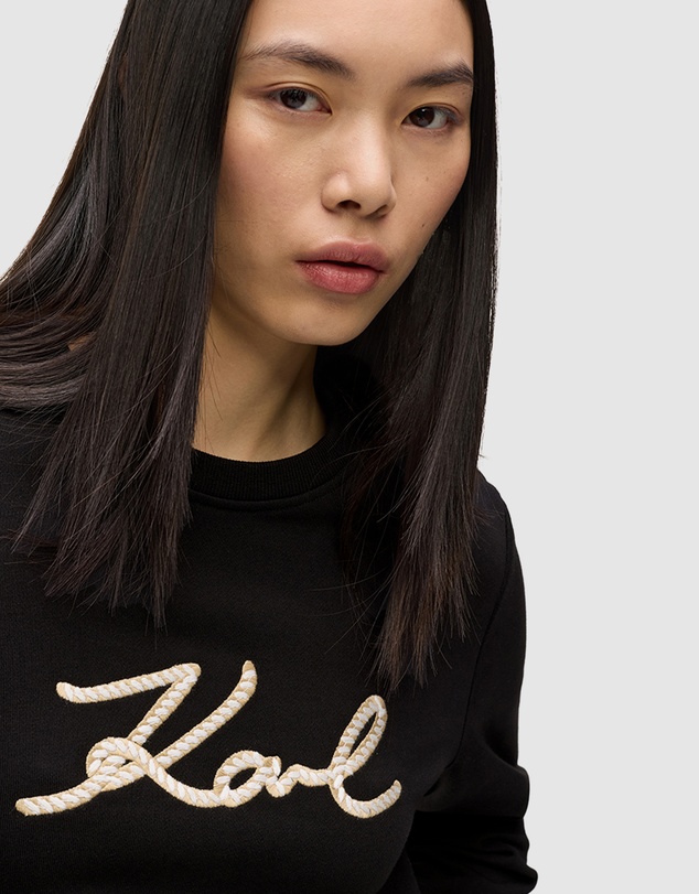 Karl Lagerfeld - Signature Rope Detail Sweatshirt