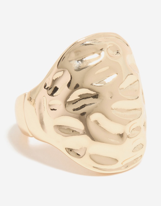 Lovisa - Gold Textured Oval Ring