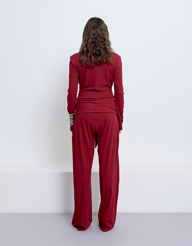 PFEIFFER - Biscayne Jumpsuit Sangria