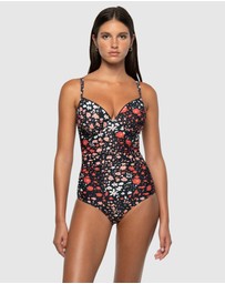 Nip Tuck Swim - Fleur Fiesta Isla DD/E Underwire One Piece