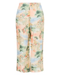 City Chic - Halle Sardinia Print Wide Leg Pant