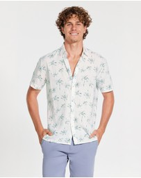 Tarocash - Neeson Linen Palm Shirt