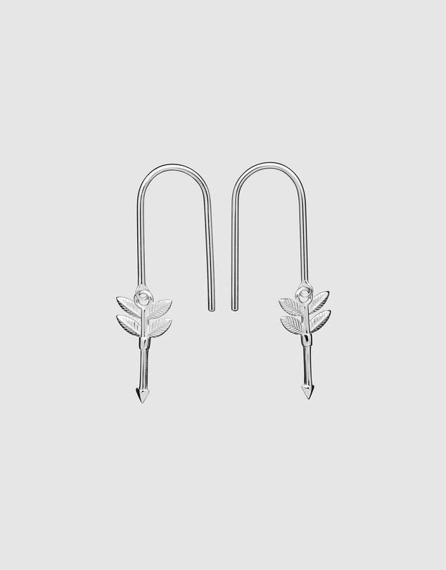 Karen Walker - Mini Feather Arrow Earrings