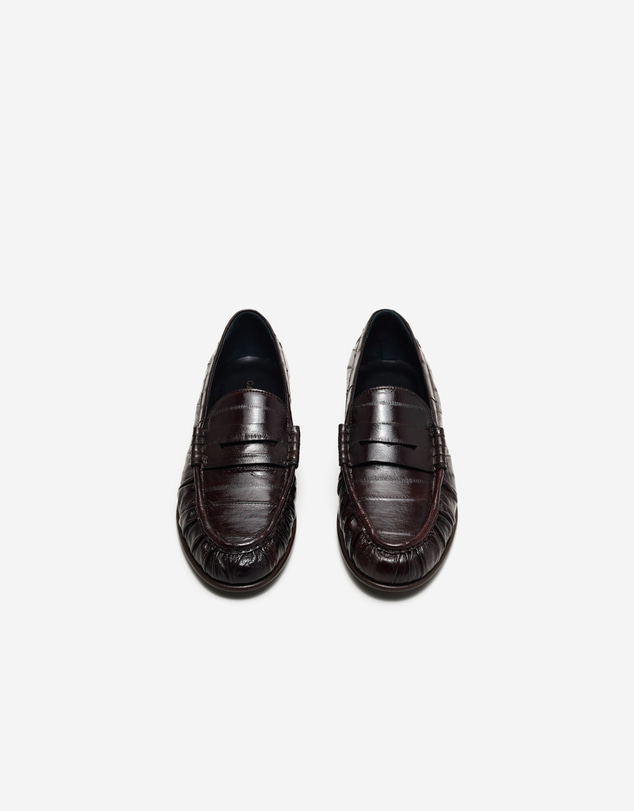 Calibre - Handmade Eel Leather Loafer Burgundy