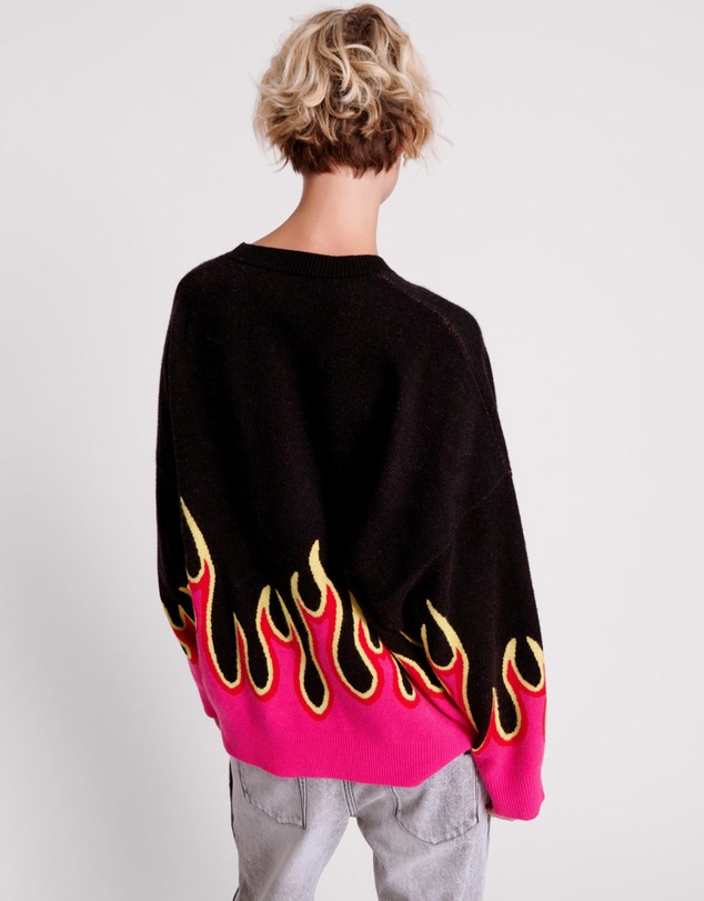 ONE TEASPOON - On Fire Intarsia Sweater