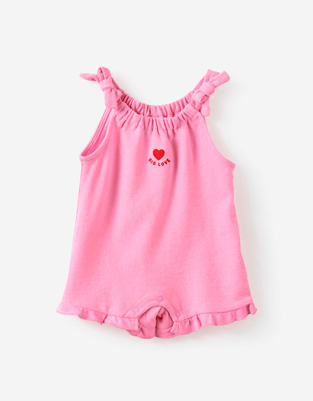 Cotton On Kids - Baby Textured Ruffle Playsuit