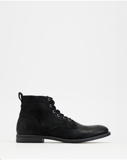 Black Oil Suede