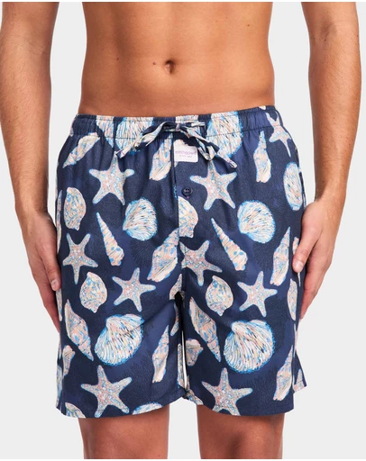 Mitch Dowd - Mitchdowd Coastal Shell Cotton Sleep Shorts